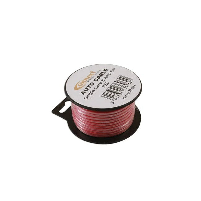 Connect Red Single Core Auto Cable 14/0.30 6m - CPL