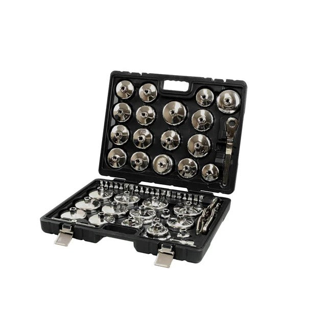 Laser Tools Oil Filter Cup Wrench & Drain Key Kit - 58pc - PL