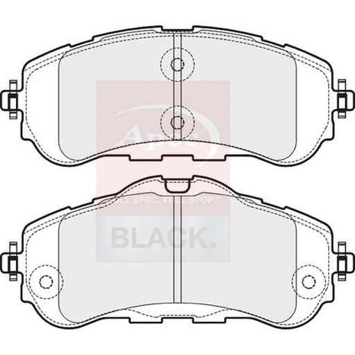 Apec Front Brake Pad Set PAD1971B