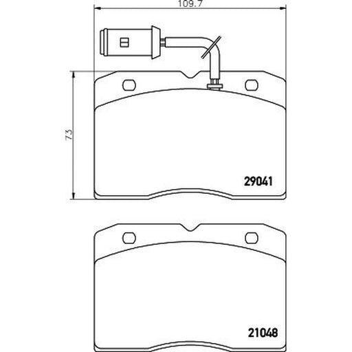 DON Front Brake Pad Set PCP1710