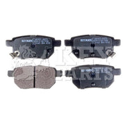 Key Parts 4 x Rear Brake Pad Set KBP2070