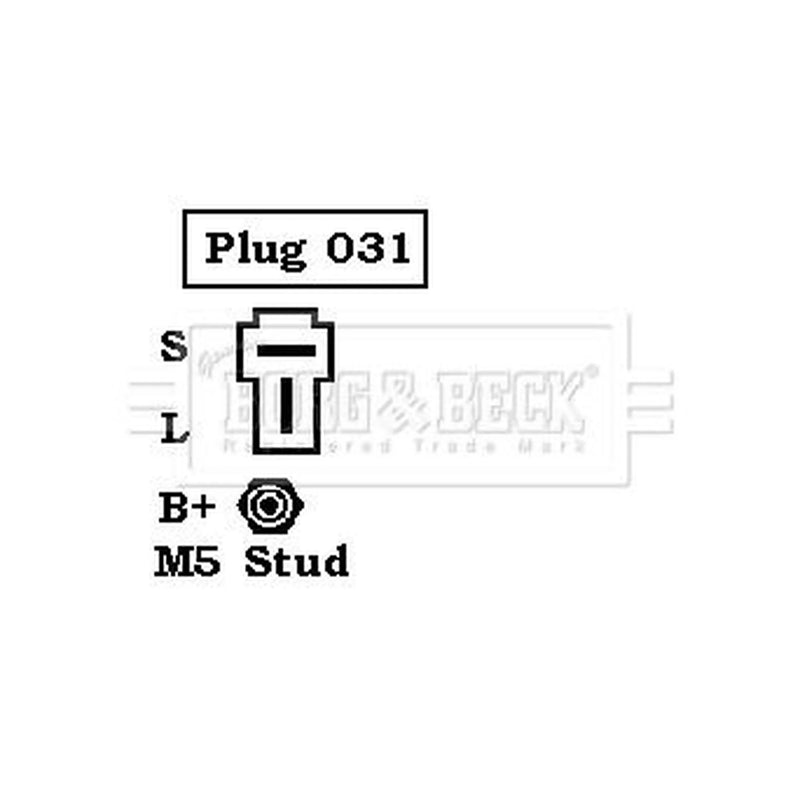 Borg & Beck Car Alternator 12V BBA2151