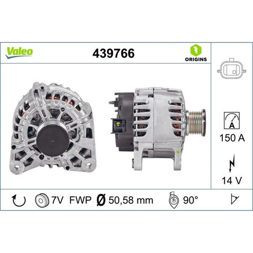 Valeo Car Alternator 12V 439766