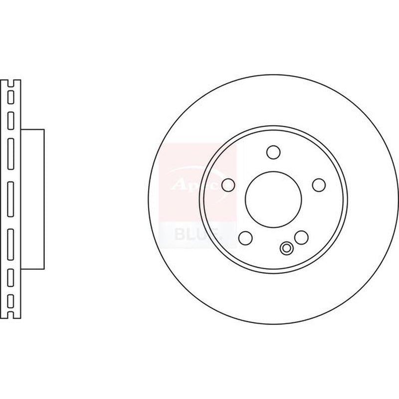 Apec Front Brake Discs SDK6980
