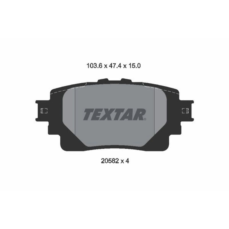 Textar Rear Brake Pad Set 2058201