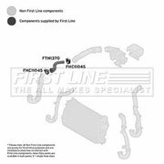 First Line Intercooler Turbo Charge Air Hose FTH1370
