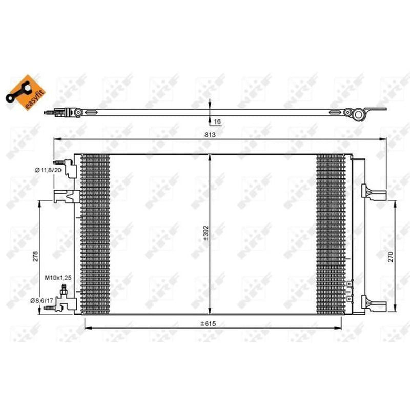 NRF Air Conditioning Condenser 35919