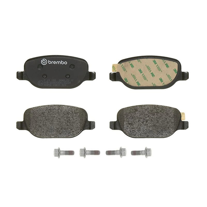 Brembo 4 x Rear Brake Pad Set P23199