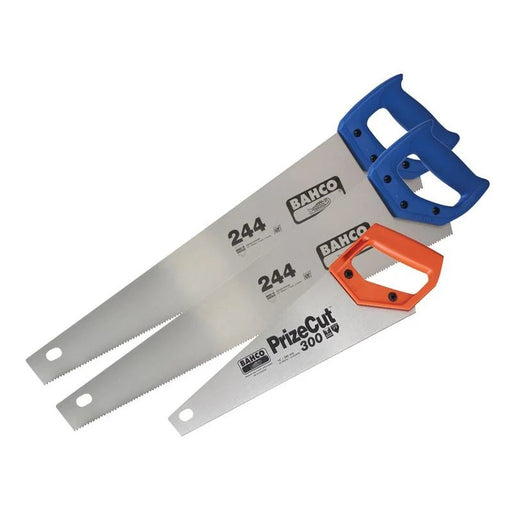 Bahco 2 x 244 22in Handsaws + 1 x Toolbox Handsaw 350mm (14in) - 244-22-2P-300