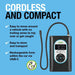 Ring Automotive RTC4000 cordless tyre inflator air compressor car pump. Recharge Ring  - Town Parts