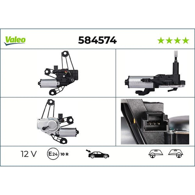 Valeo Front/Rear Wiper Motor Rear 584574