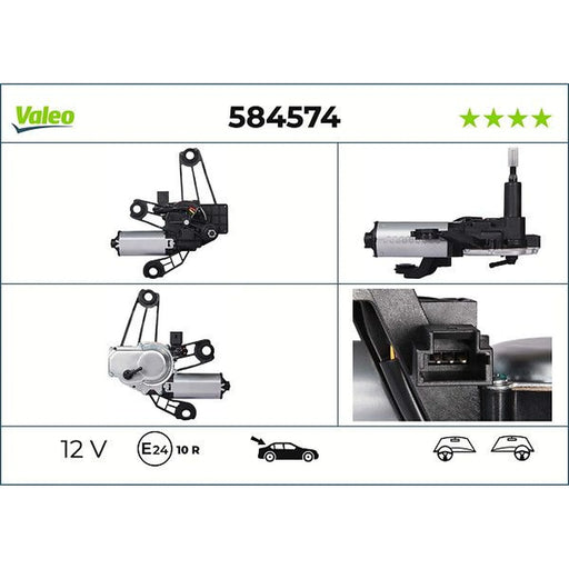 Valeo Front/Rear Wiper Motor Rear 584574
