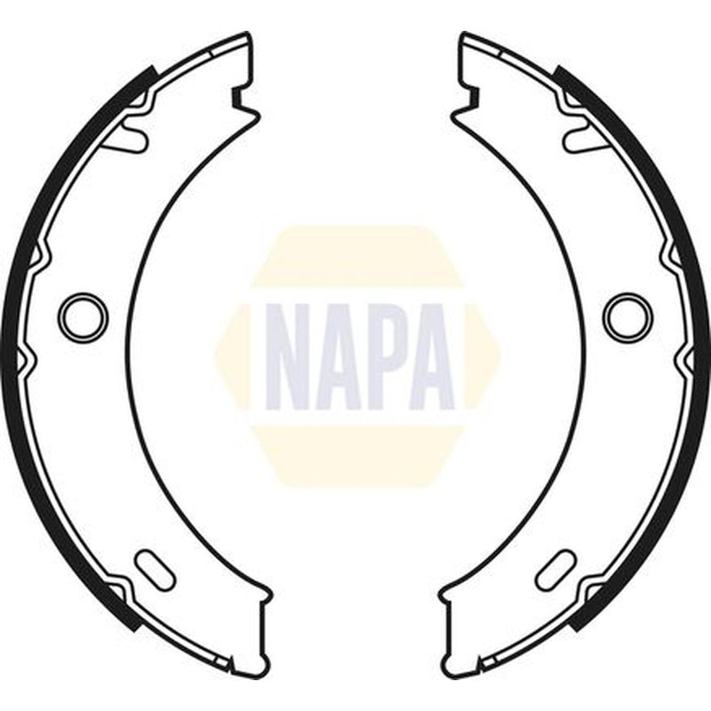 NAPA Parking Brake Shoe Set NBS5012