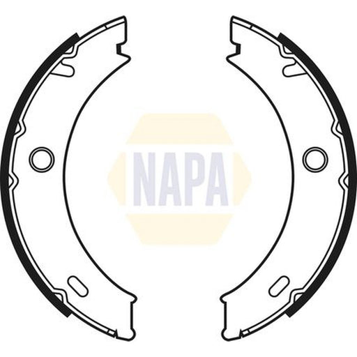 NAPA Parking Brake Shoe Set NBS5012