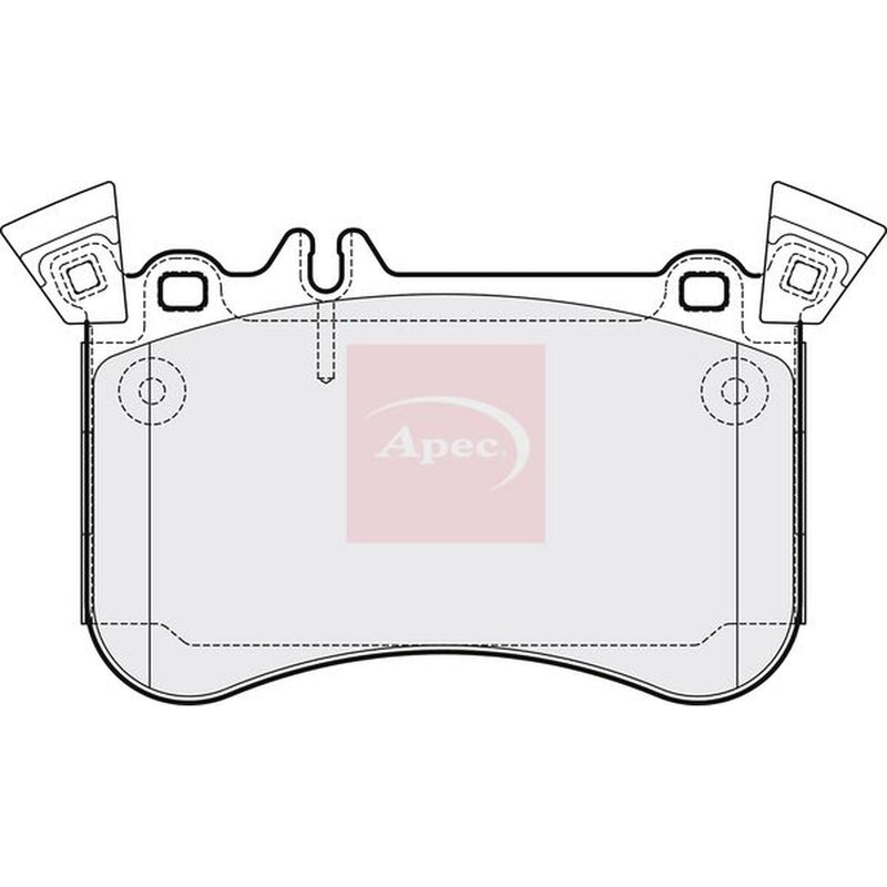 Apec Front Brake Pad Set PAD2118