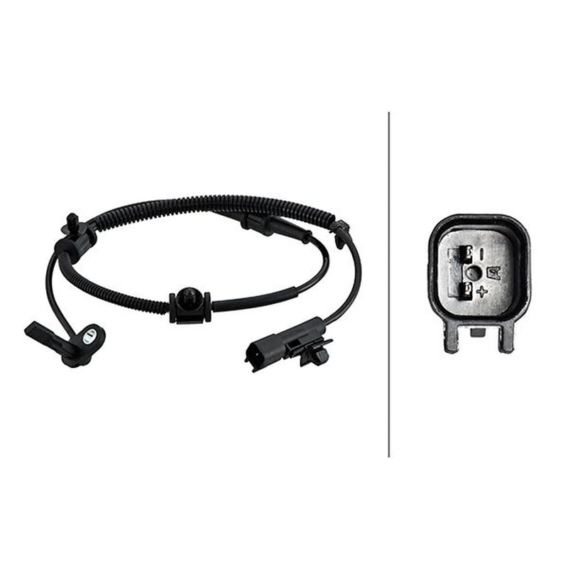 Hella ABS Wheel Speed Sensor Front 6PU 230 048-171
