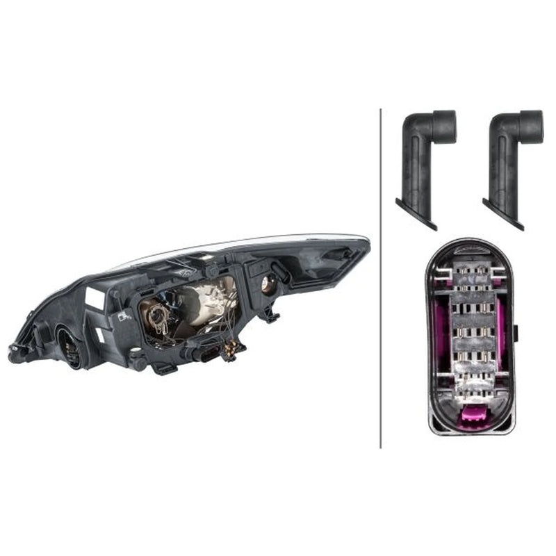 Hella Headlight Headlamp H7/H1/H1 Right 1ZL 010 541-081