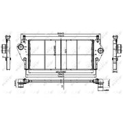 NRF Intercooler (Charge Air Cooler) 30432
