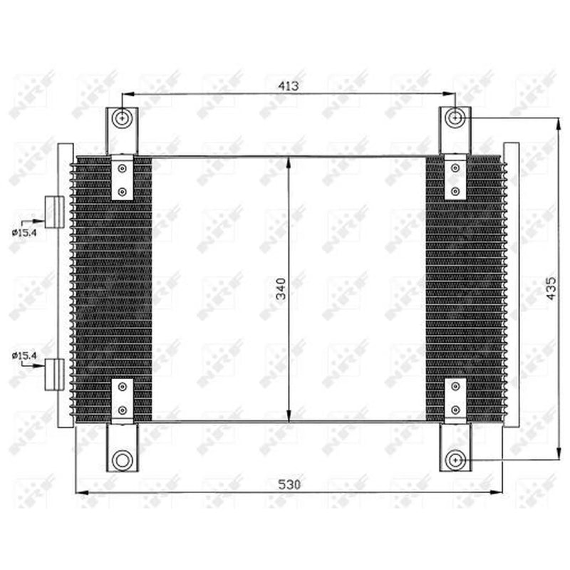 NRF Air Conditioning Condenser 35501
