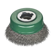 Lessmann X-Lock Crimped Stainless Steel Brush 85mm Non Spark - 423.36X