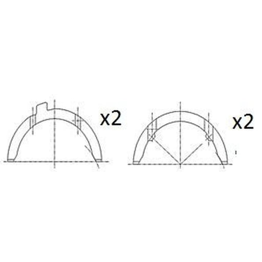 FAI Thrust Washer Set 73mm BT3015-STD