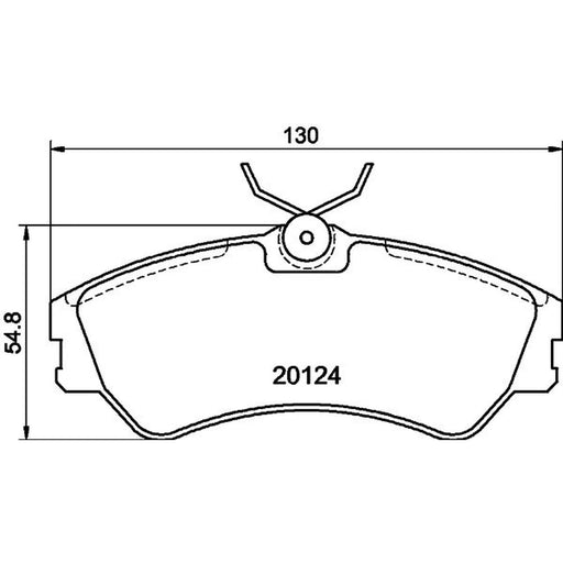 Mintex Front Brake Pad Set MDB1537