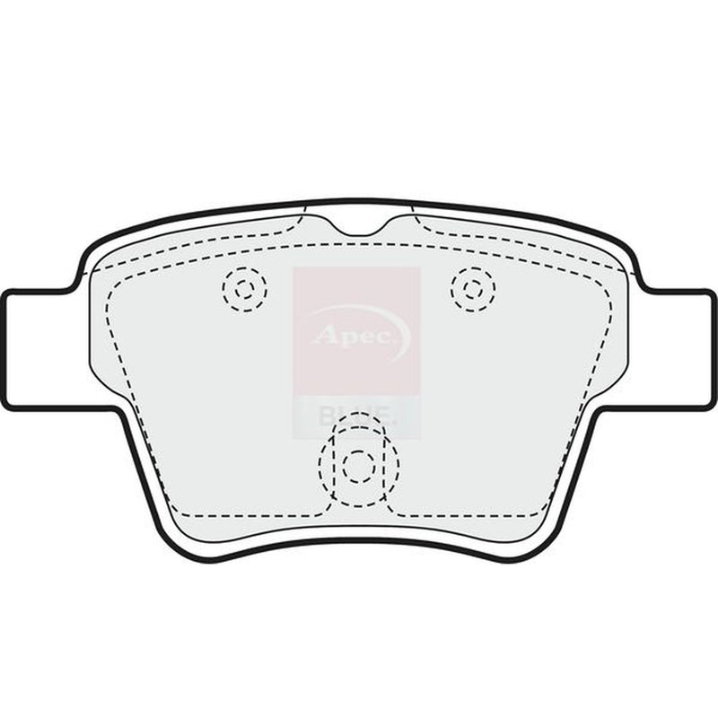 Apec Rear Brake Pad Set PD3155