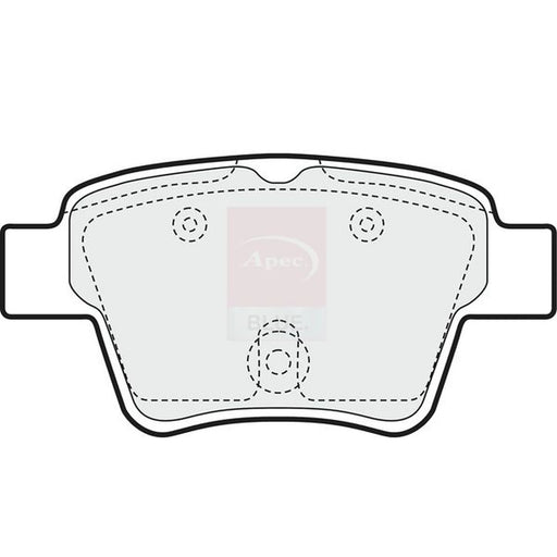 Apec Rear Brake Pad Set PD3155