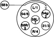 Hella 8JB 001 943-011 Socket