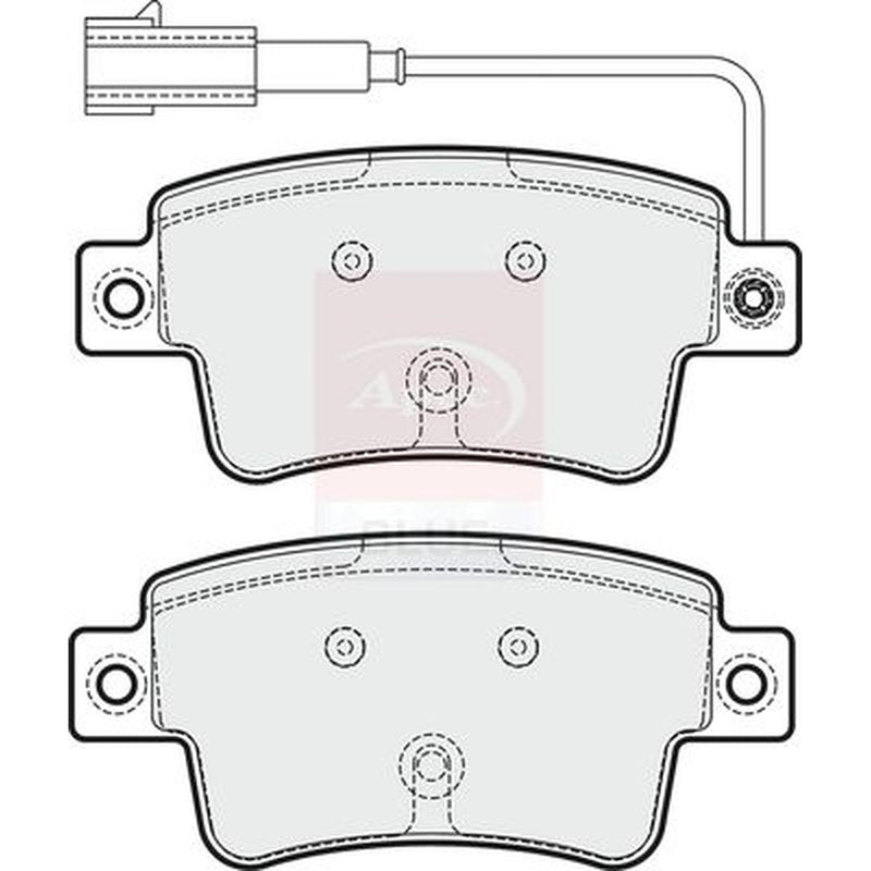 Apec Rear Brake Pad Set PD3270