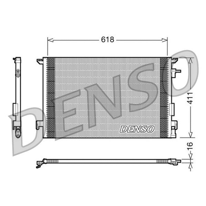 Denso Air Conditioning Condenser DCN20031