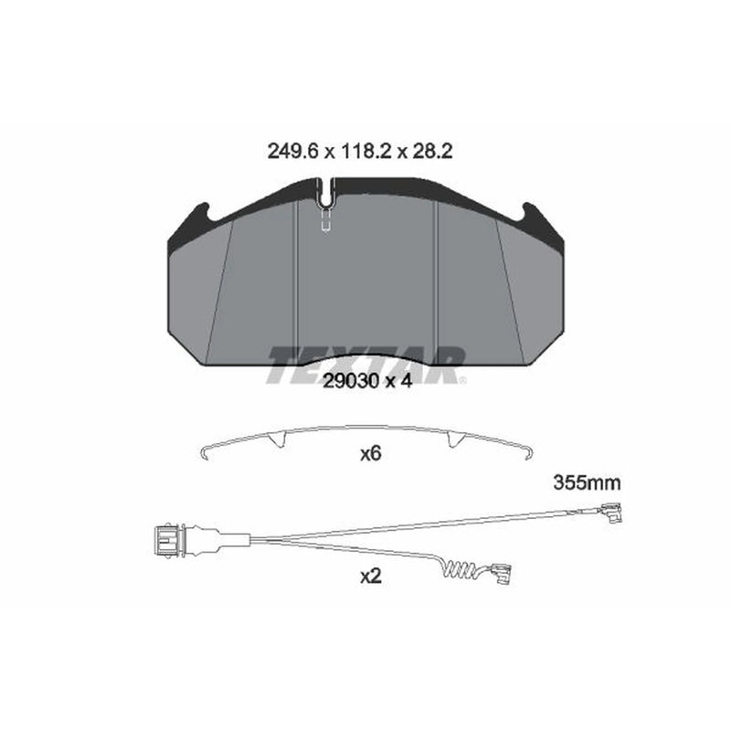 Textar Front Brake Pad Set 2903024