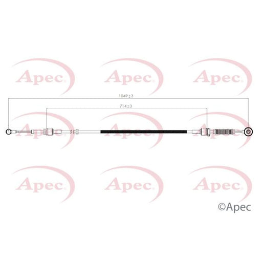 Apec Manual Transmission Cable Pull CAB7050