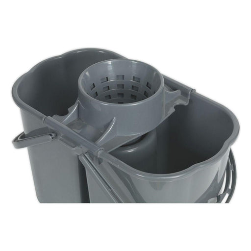 Sealey Mop Bucket 15L 2 Compartment BM07 Sealey  - Town Parts
