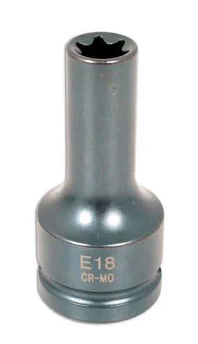 Laser Tools Impact Star Socket 3/4"D E18 - PL