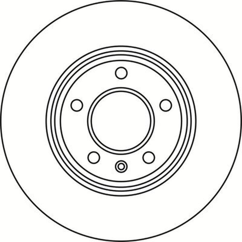 Abtex 2 x Vented Front Brake Discs BD1549V