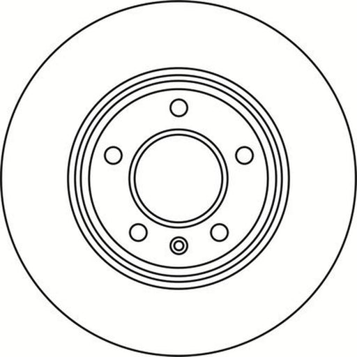 Abtex 2 x Vented Front Brake Discs BD1549V