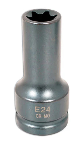 Laser Tools Impact Star Socket 3/4"D E24 - PL