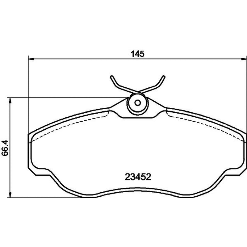 DON Front Brake Pad Set PCP2174