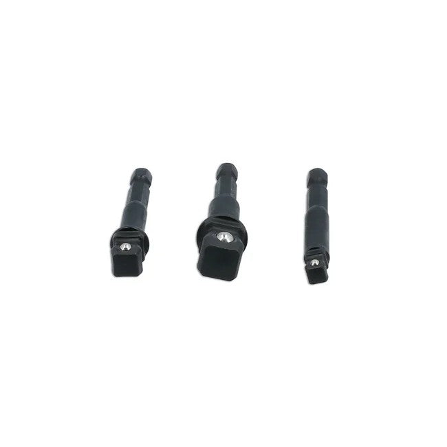 Laser Tools Power Extensions with Wobble Function 3pc - PL