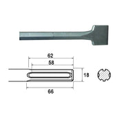 Faithfull SDS Max Straight Scaling Chisel 50 x 400mm - FAIMAXSC50