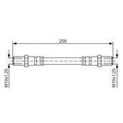 Bosch Brake Hydraulic Hose Line Rear 1 987 476 192