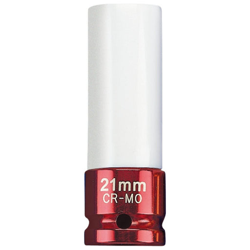 Draper Expert HI-TORQ Wheel Nut Socket for Alloy Wheels, 1/2" Sq. Dr. (21mm) Draper  - Town Parts