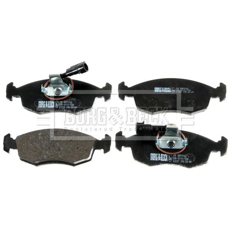 Borg & Beck 4 x Front Brake Pad Set BBP2162