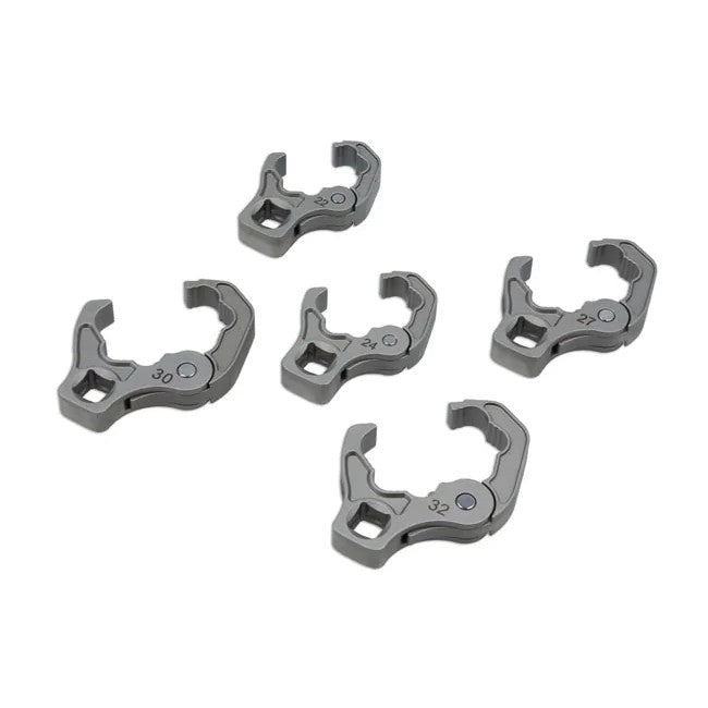 Laser Tools Ratchet Flare Nut Wrench Set 1/2"D 22mm - 32mm - PL