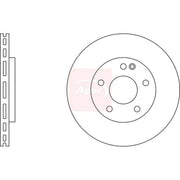 Apec 2 x Front Brake Discs DSK2403