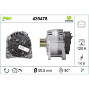 Valeo Car Alternator 12V 439478