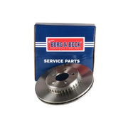 Borg & Beck 2 x Vented Rear Brake Discs BBD7021S