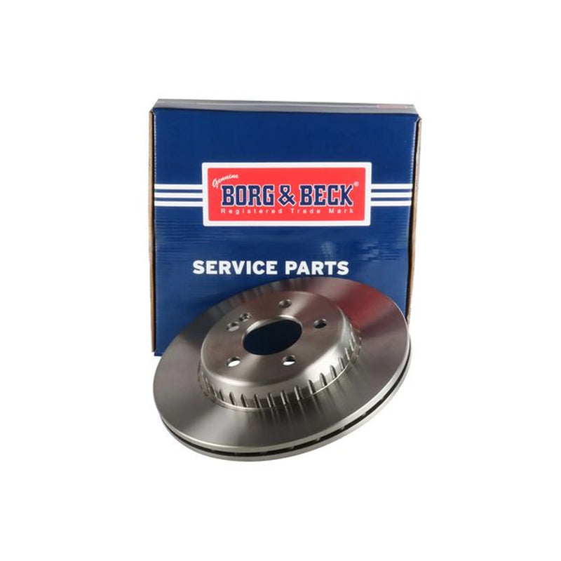 Borg & Beck 2 x Vented Rear Brake Discs BBD7021S