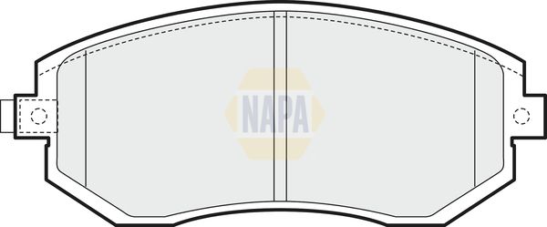 NAPA Front Vented & Rear Vented Brake Discs & Pads fits SUBARU